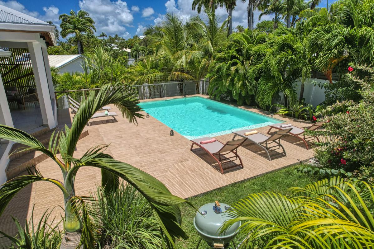 2.Location villa 10 personnes piscine saint François Guadeloupe